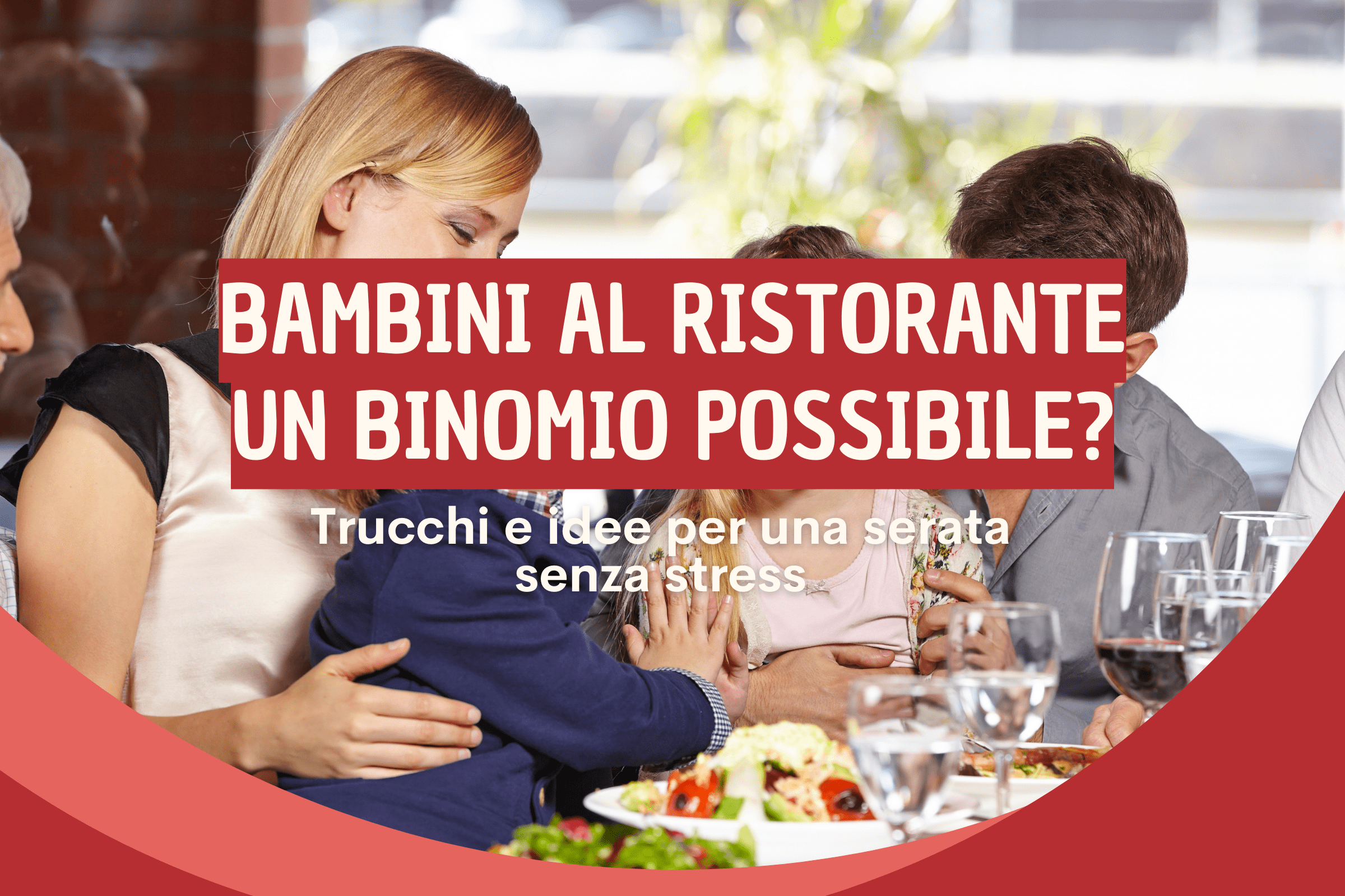 bambini al ristorante