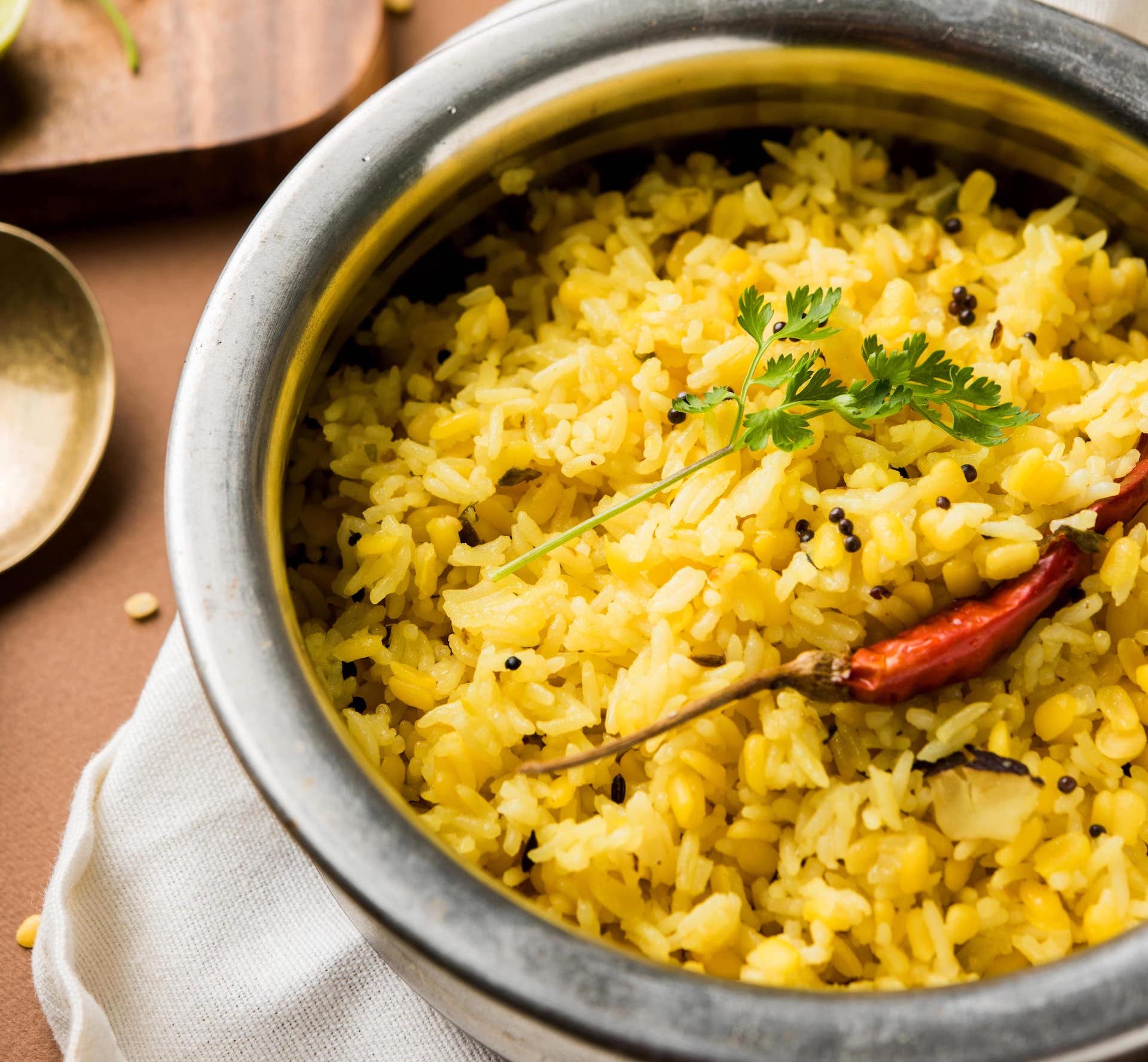 piatto di Khichdi indiano