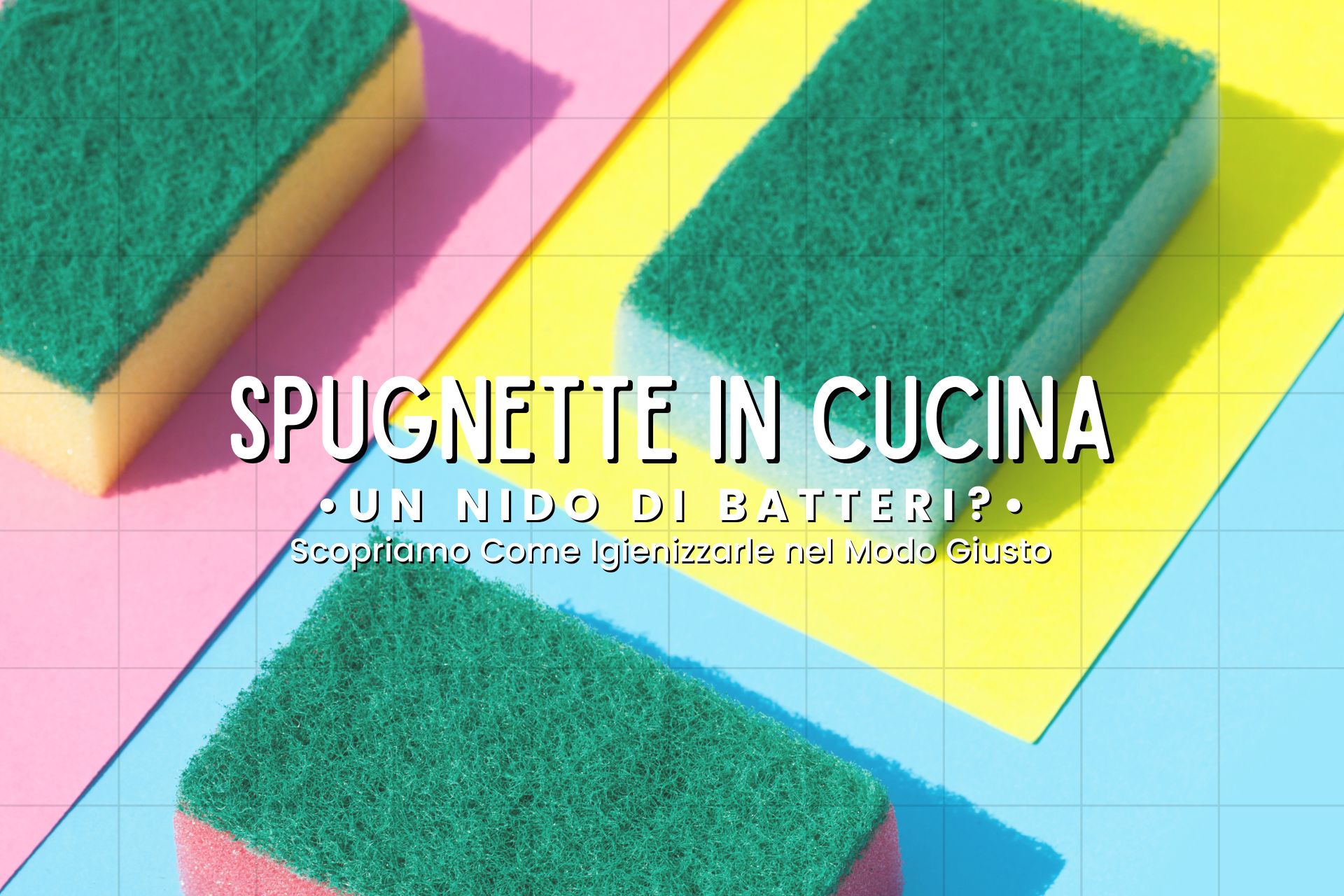 pulizia delle spugnette in cucina